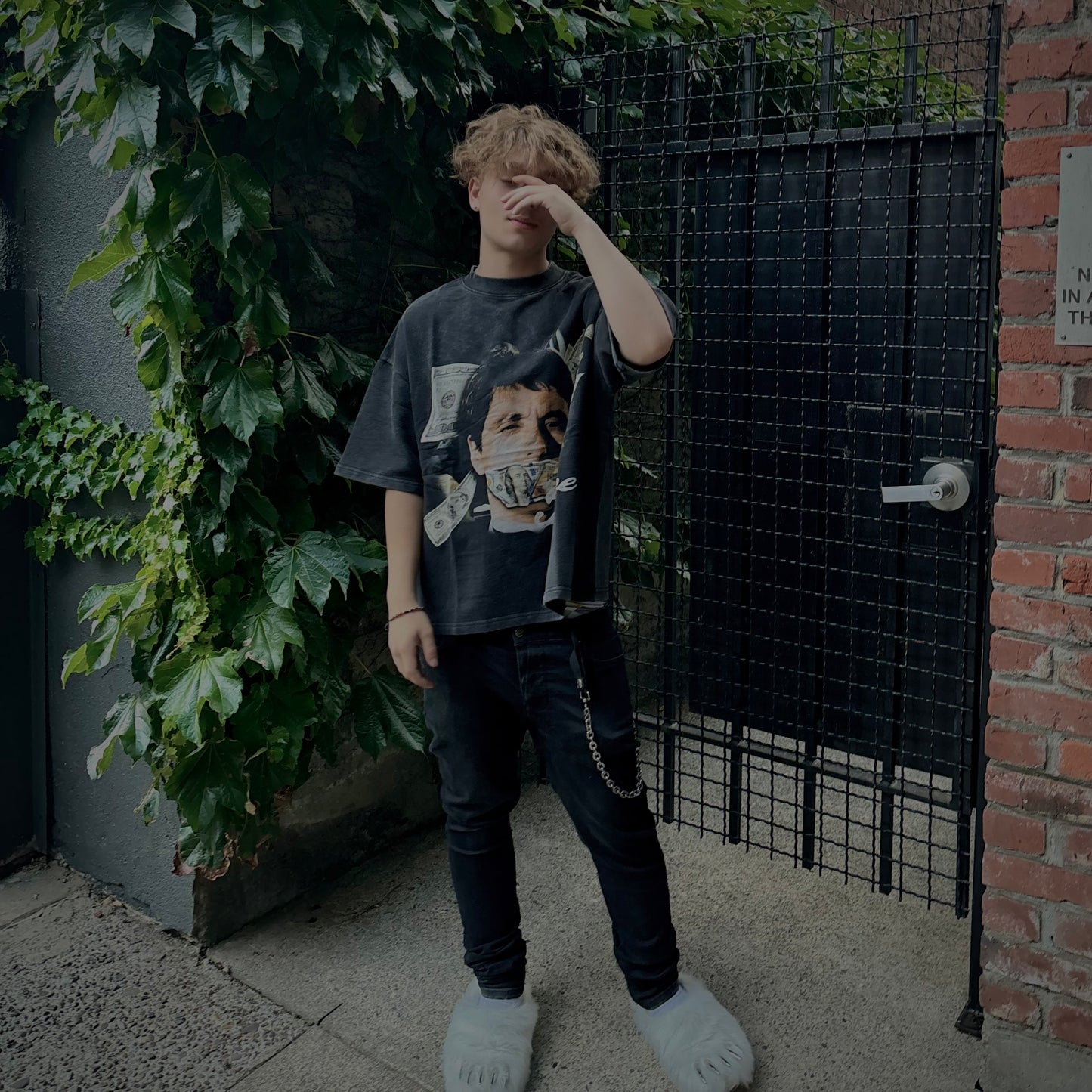 Cropped HeavyWeight "Montana" Vintage Wash Tee