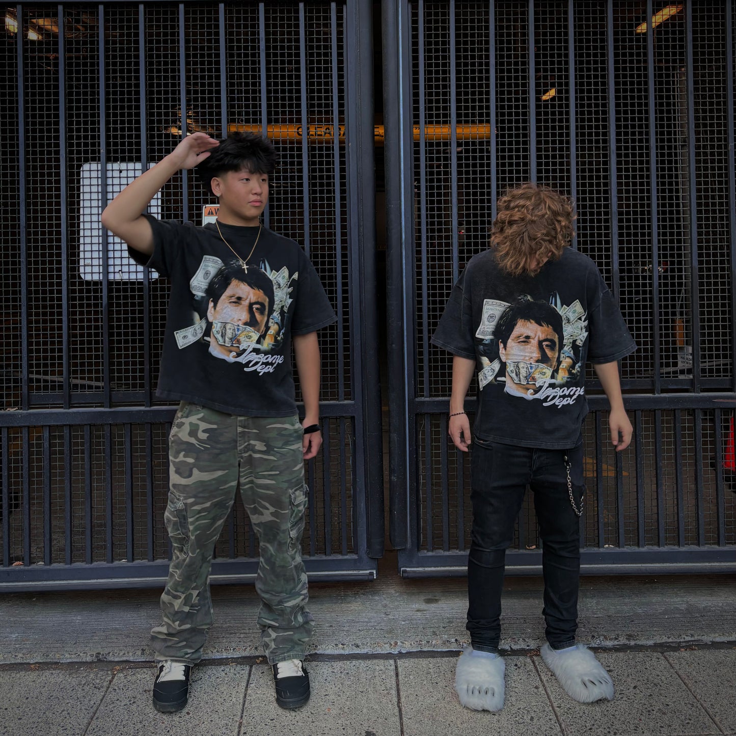 Cropped HeavyWeight "Montana" Vintage Wash Tee